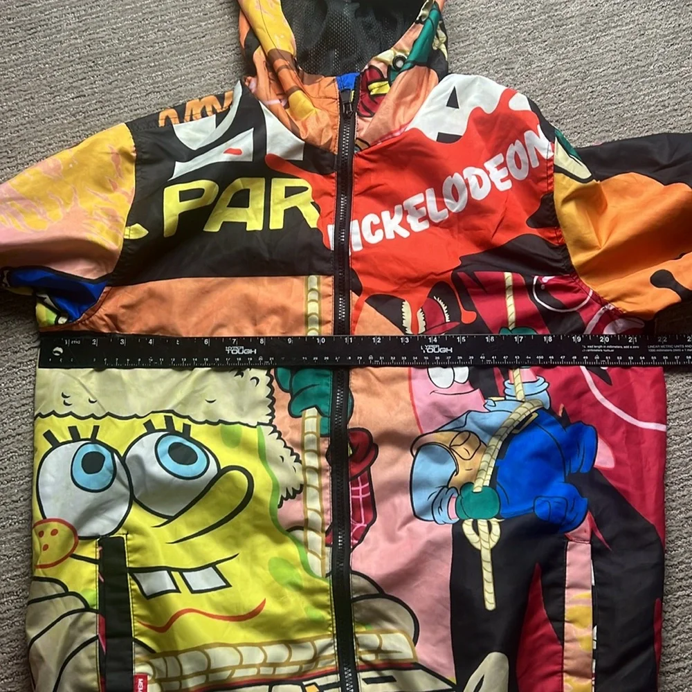 Members Only Nickelodeon Unisex SpongeBob‎ SquarePants windbreaker Jacket SZ S